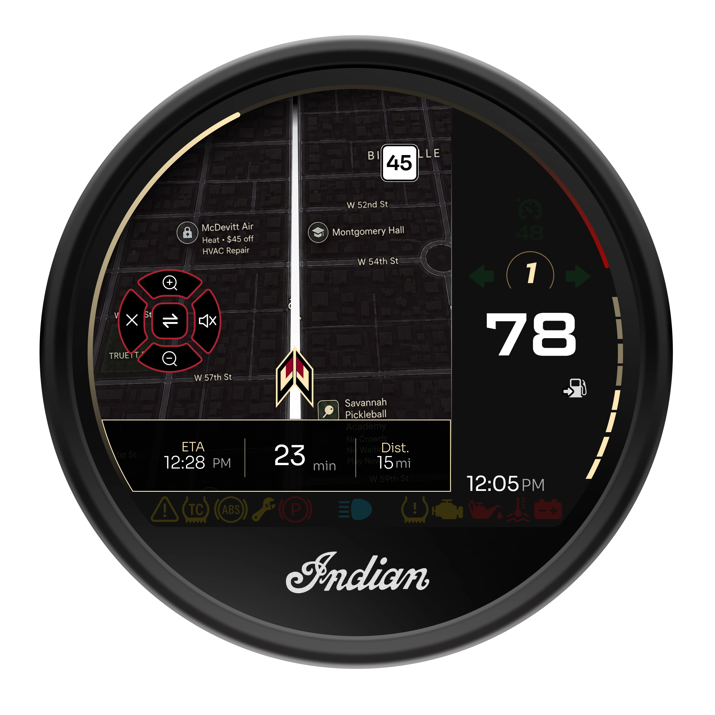 Navigation mode, view 2