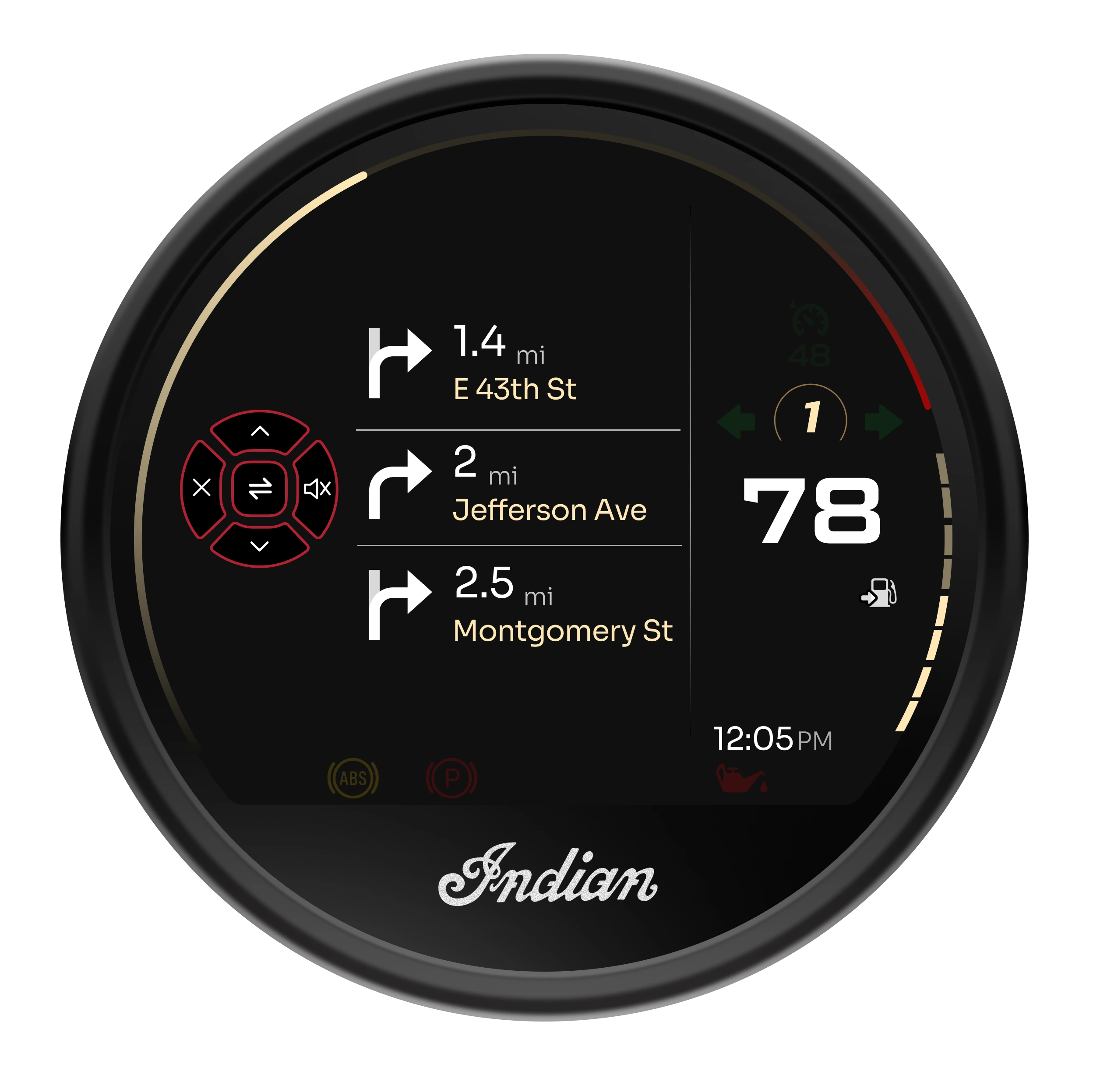 Navigation mode, view 3