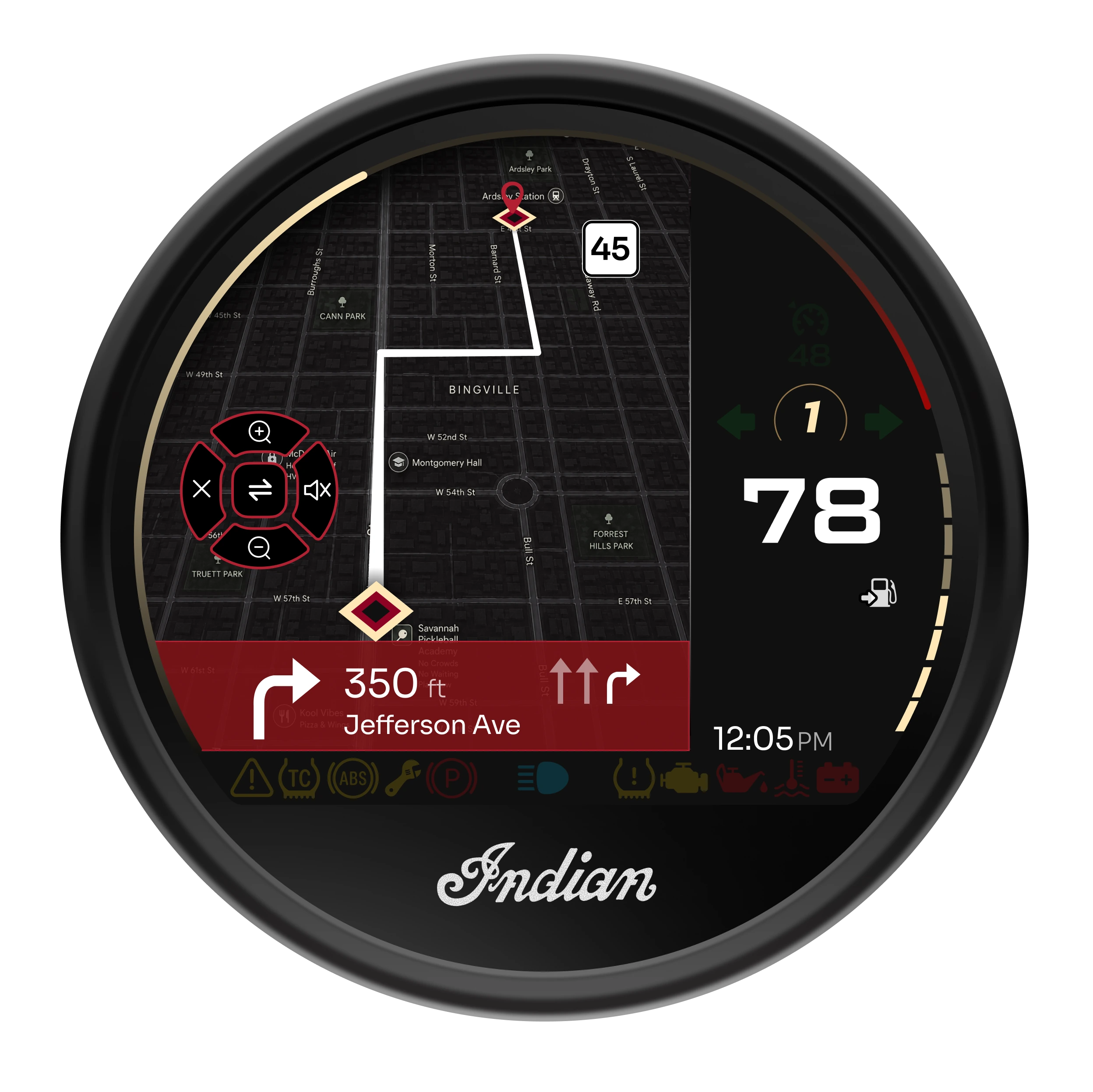 Navigation mode, view 4